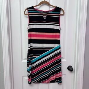 Pink Stripe Shift Dress | Apt 9 S